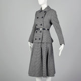 Medium Norman Norell 1970s Wool Skirt Suit