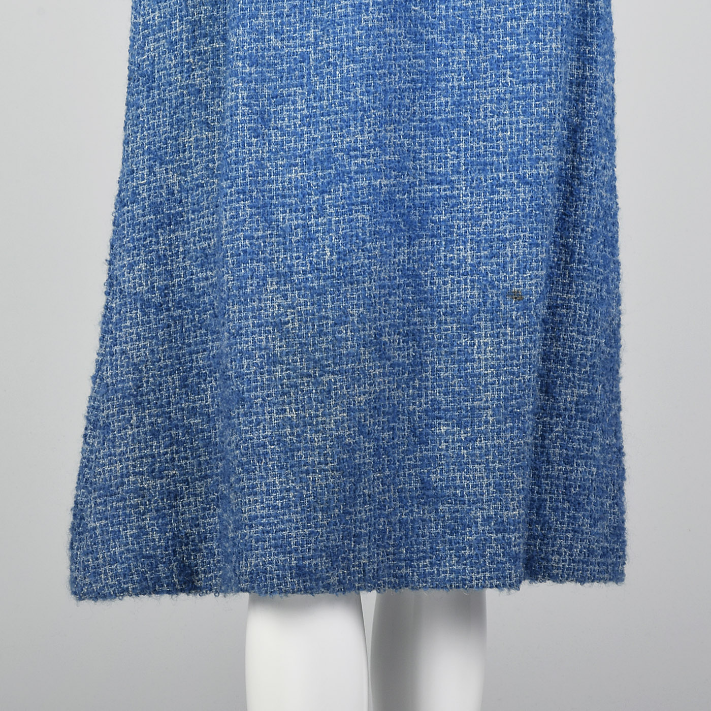 1960s Tweed Skirt Suit in Beautiful Blue