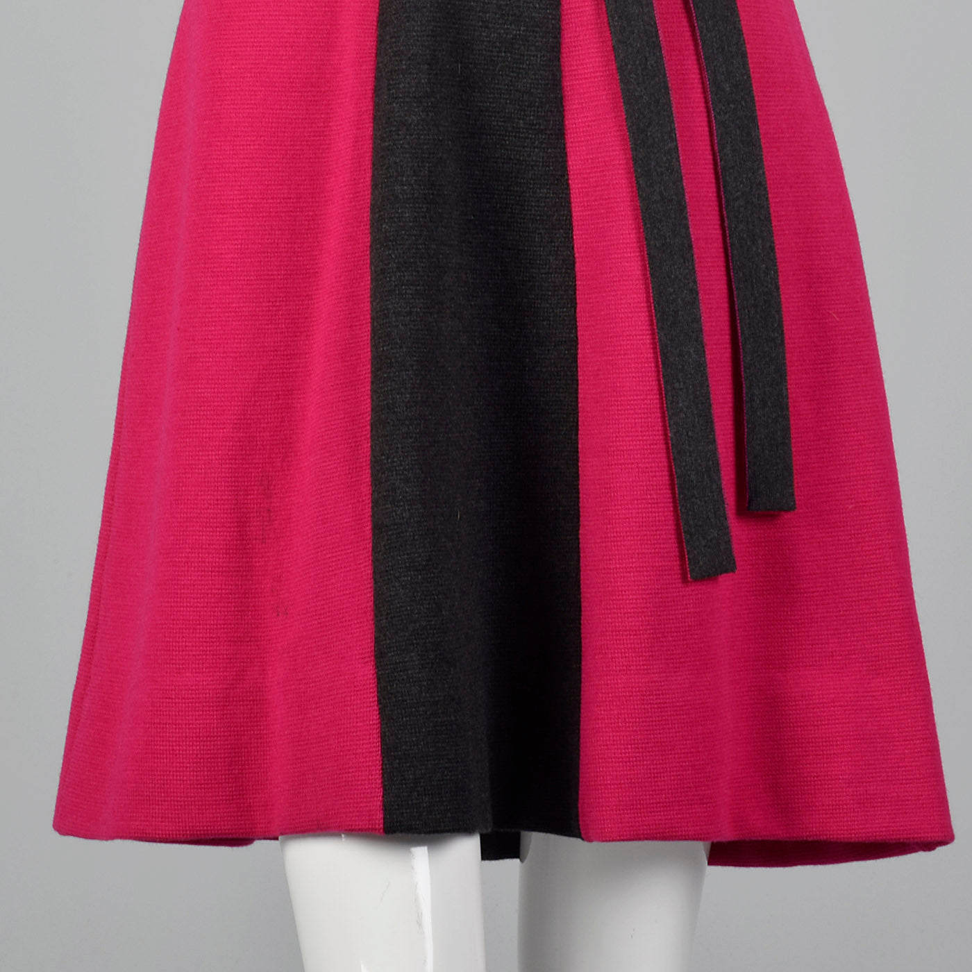1960s Goldworm Two Tone Wool Knit Dress