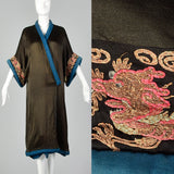 1920s Opera Coat with Embroidered Dragon Sleeves