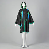 1990s Iris Mansard Rain Coat with Geometric Patterns