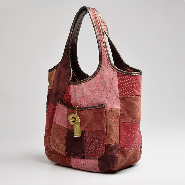 Coach Ltd Ed Ergo Tote Red Hobo Purse