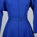 1950s Royal Blue Dress Jacket