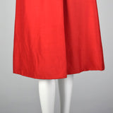 1950s Bright Red Dress Coat