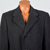 1970s Mens Gray Mongolian Cashmere Coat