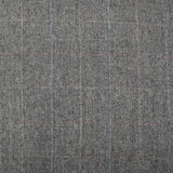 Medium 1970s Gray Windowpane Plaid Suit