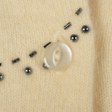 1950s Beaded Cashmere Cardigan