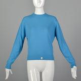 Medium 1960s Deadstock Light Blue Sweater