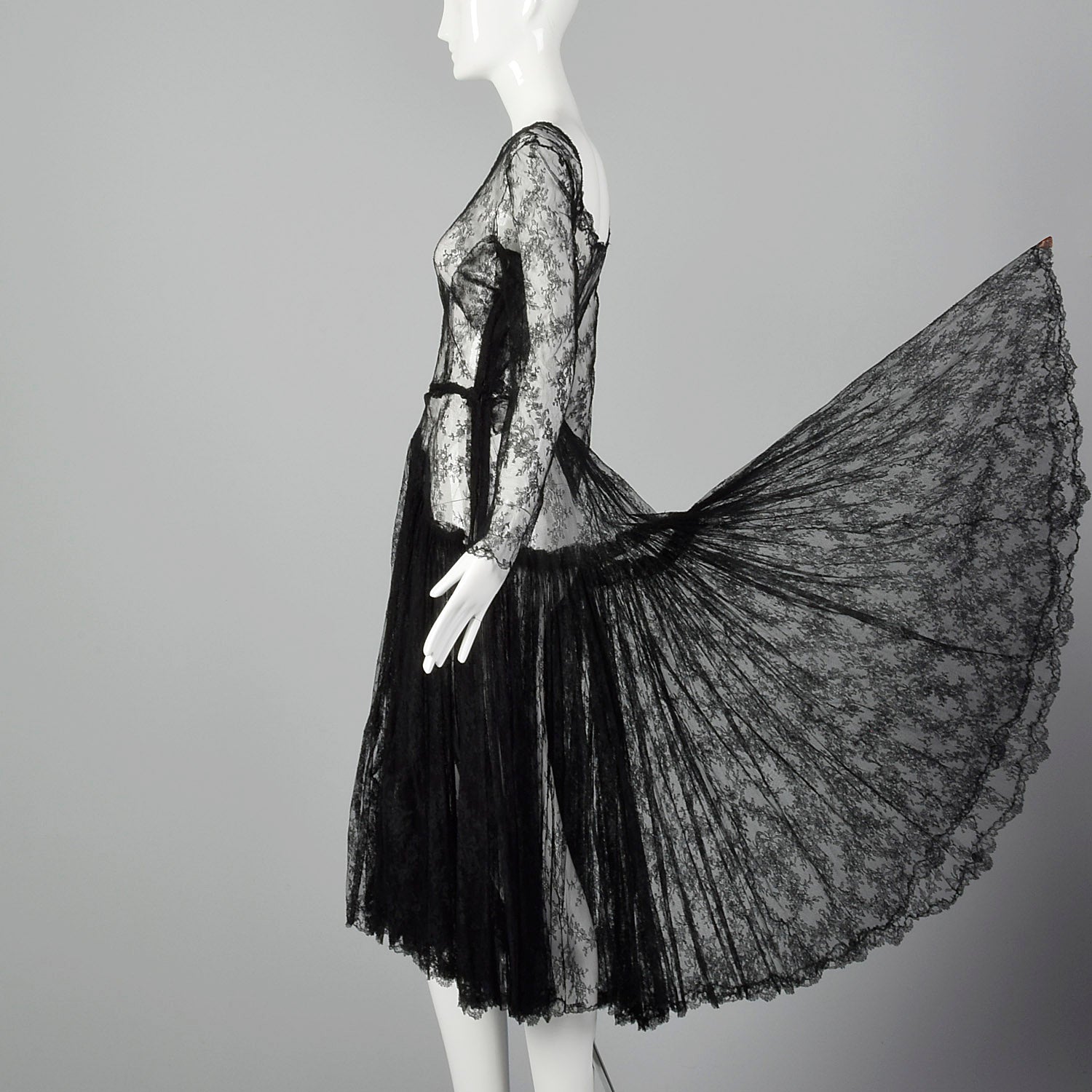 EISA Lace Dress with Jumpsuit