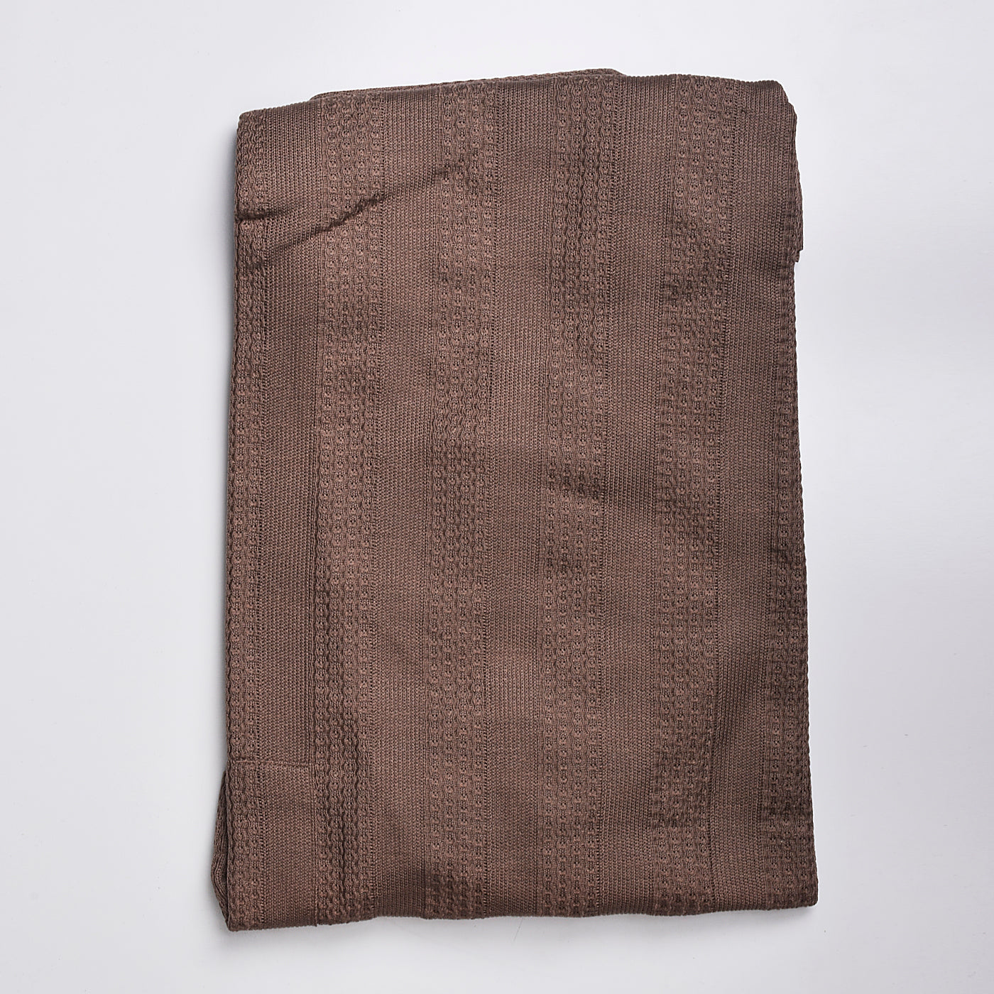 1950s Lennards Brown Knit Pull Over Shirt Deadstock