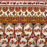 XL 1950s Novelty Print Cotton Day Dress Shirtwaist