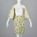 1960s Spring Skirt Suit in Floral Print