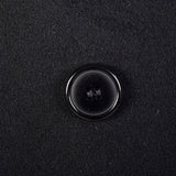 1980s Black Wool Heavy Overcoat