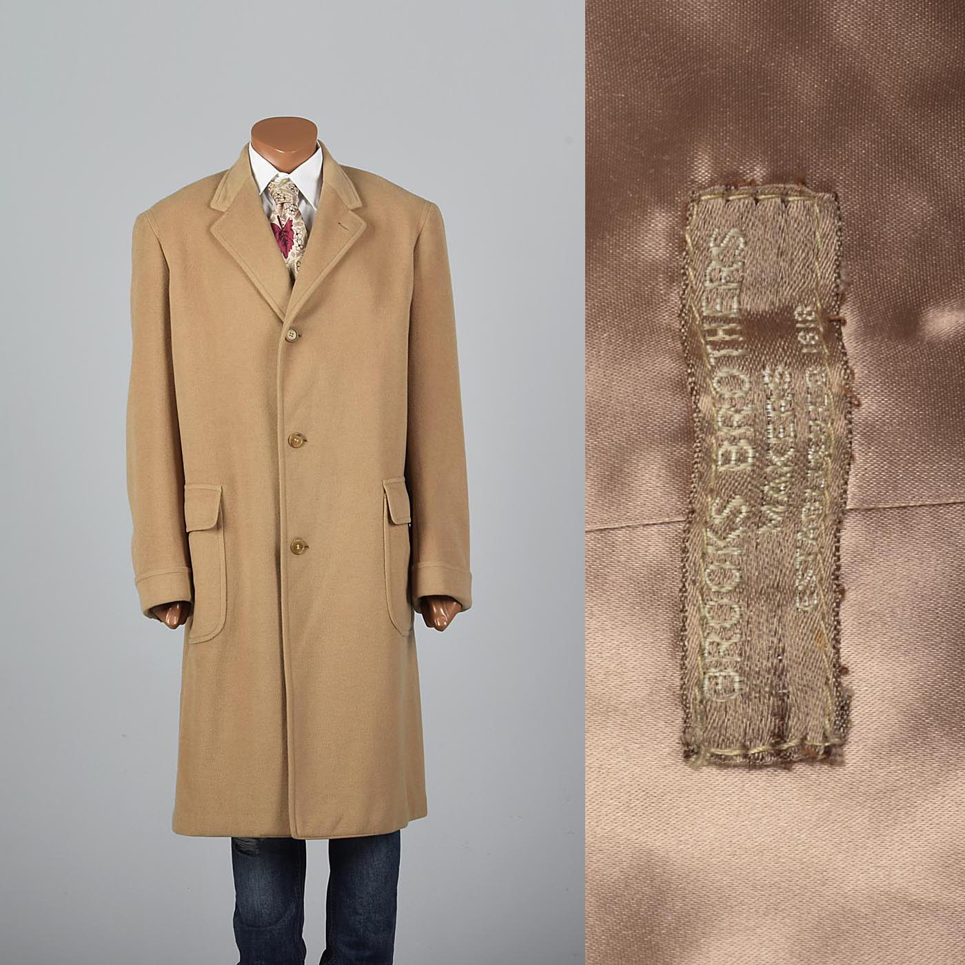 1950s Brooks Brothers Tan Overcoat