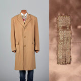 1950s Brooks Brothers Tan Overcoat