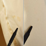 Medium 1970s Minimalist Cashmere Coat Cream Autumn Outerwear with Mandarin Collar