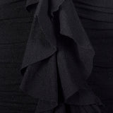 2000s Casadei Black Ruched Top