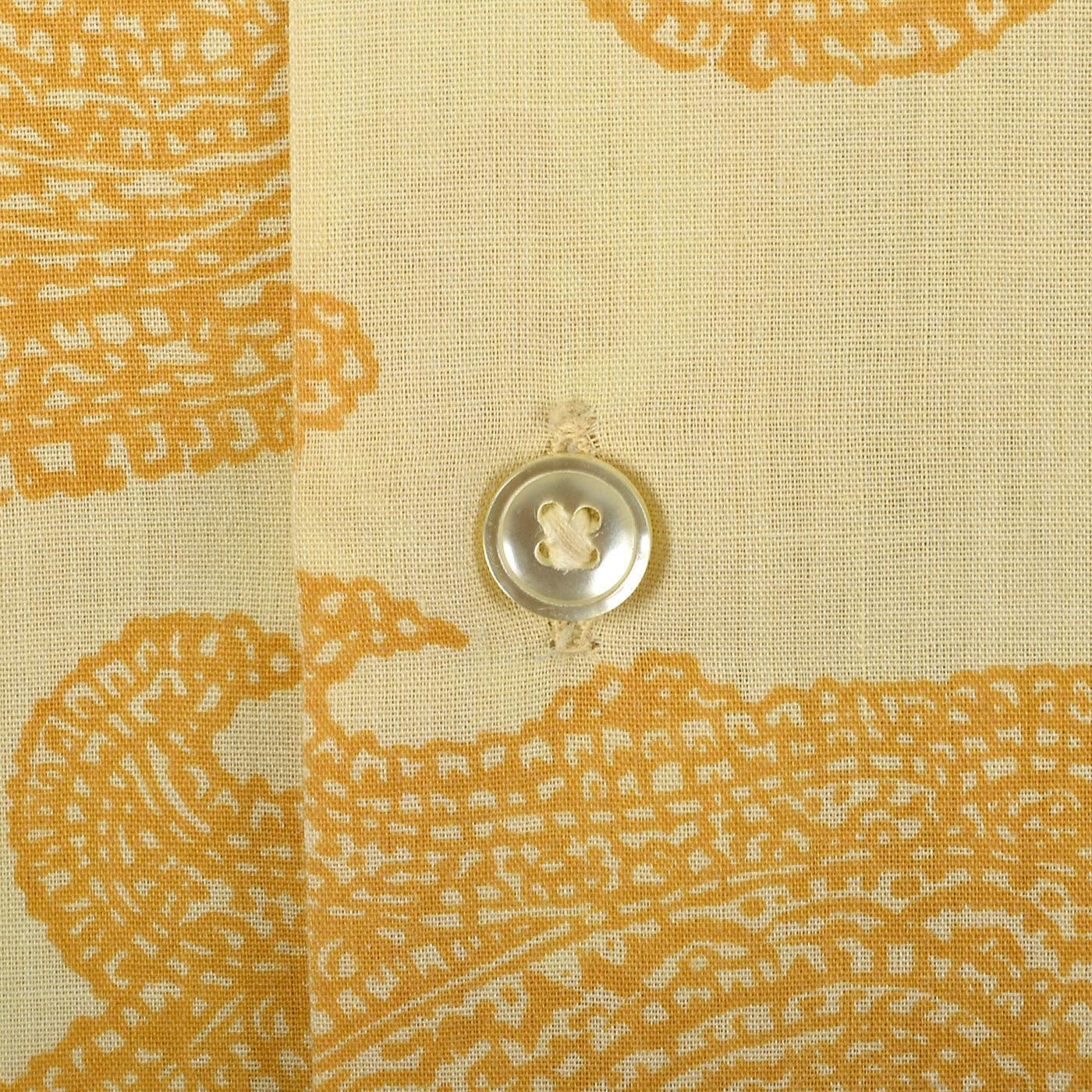 1960s Mens Bohemian Shirt in Paisley Print