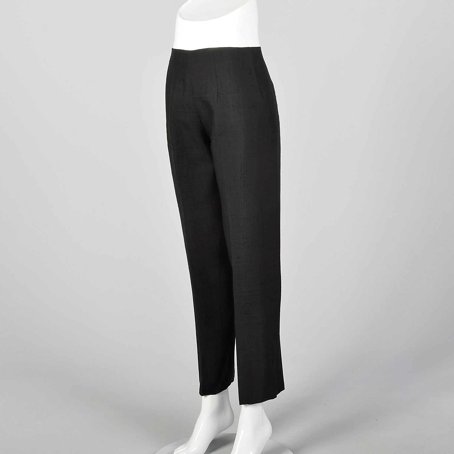 Small 1960s Black Cigarette Pants