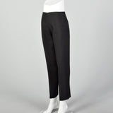Small 1960s Black Cigarette Pants