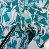 1940s Rayon Dress in Novelty Dancing Ladies Print