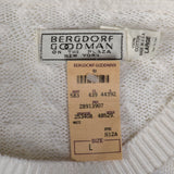 1980s Deadstock White Cable Knit Sweater
