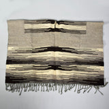 1970s Mens Mexican Wool Blanket Poncho