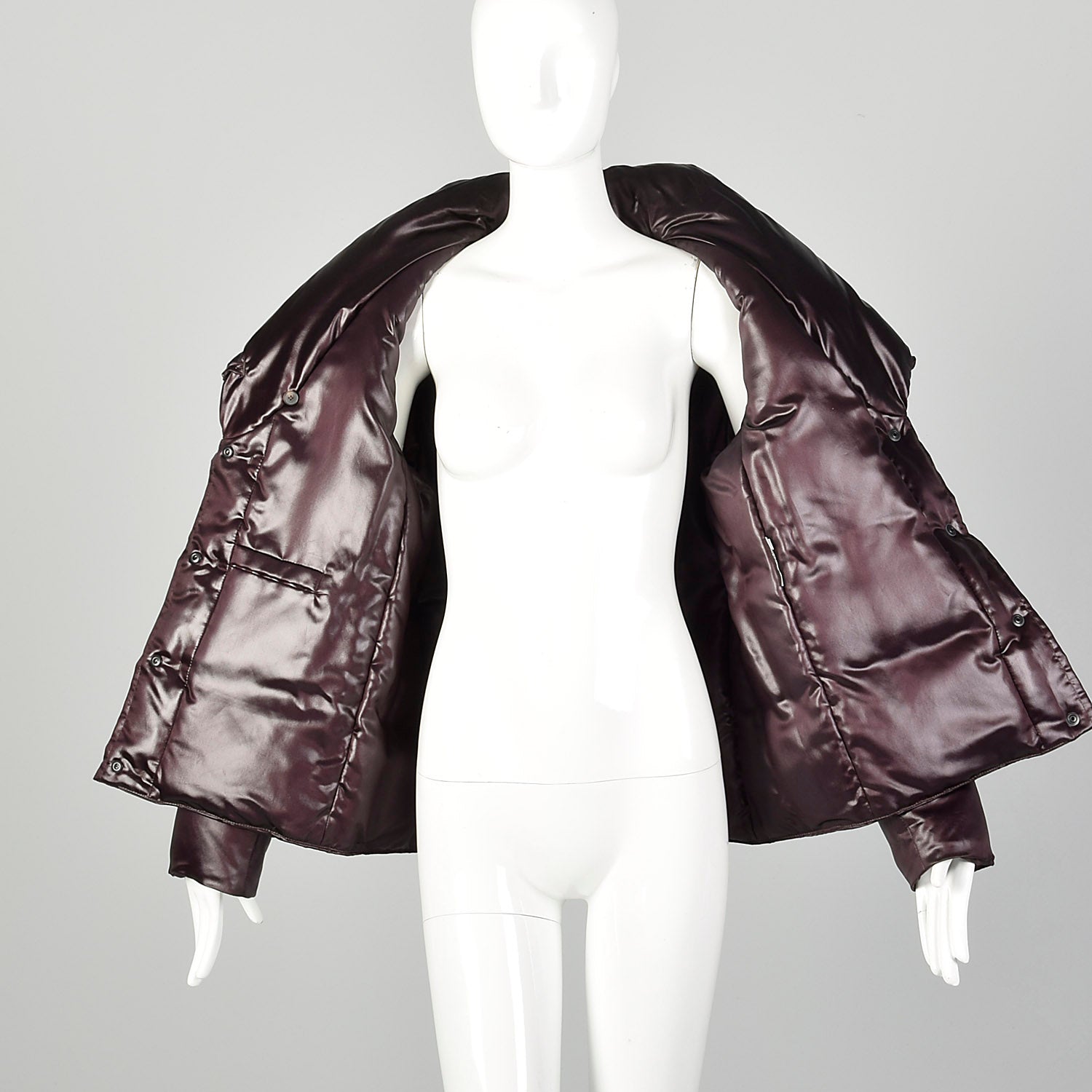 Jill Sander Minimalist Shawl Collar Puffer Jacket