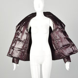 Jill Sander Minimalist Shawl Collar Puffer Jacket
