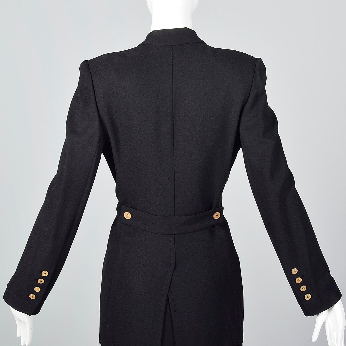 1990s Sonia Rykiel Black Skirt Suit