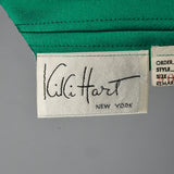 Small Late 1960s Emerald Green Dress