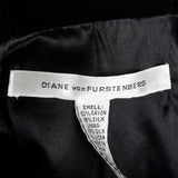 2000s Diane Von Furstenberg Black Velvet Shrug