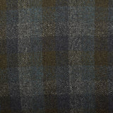 1970s Blue and Green Shadow Plaid Jacket