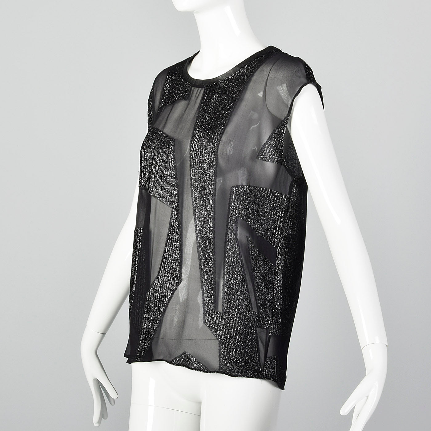 2010s Helmut Lang Black Tank Top