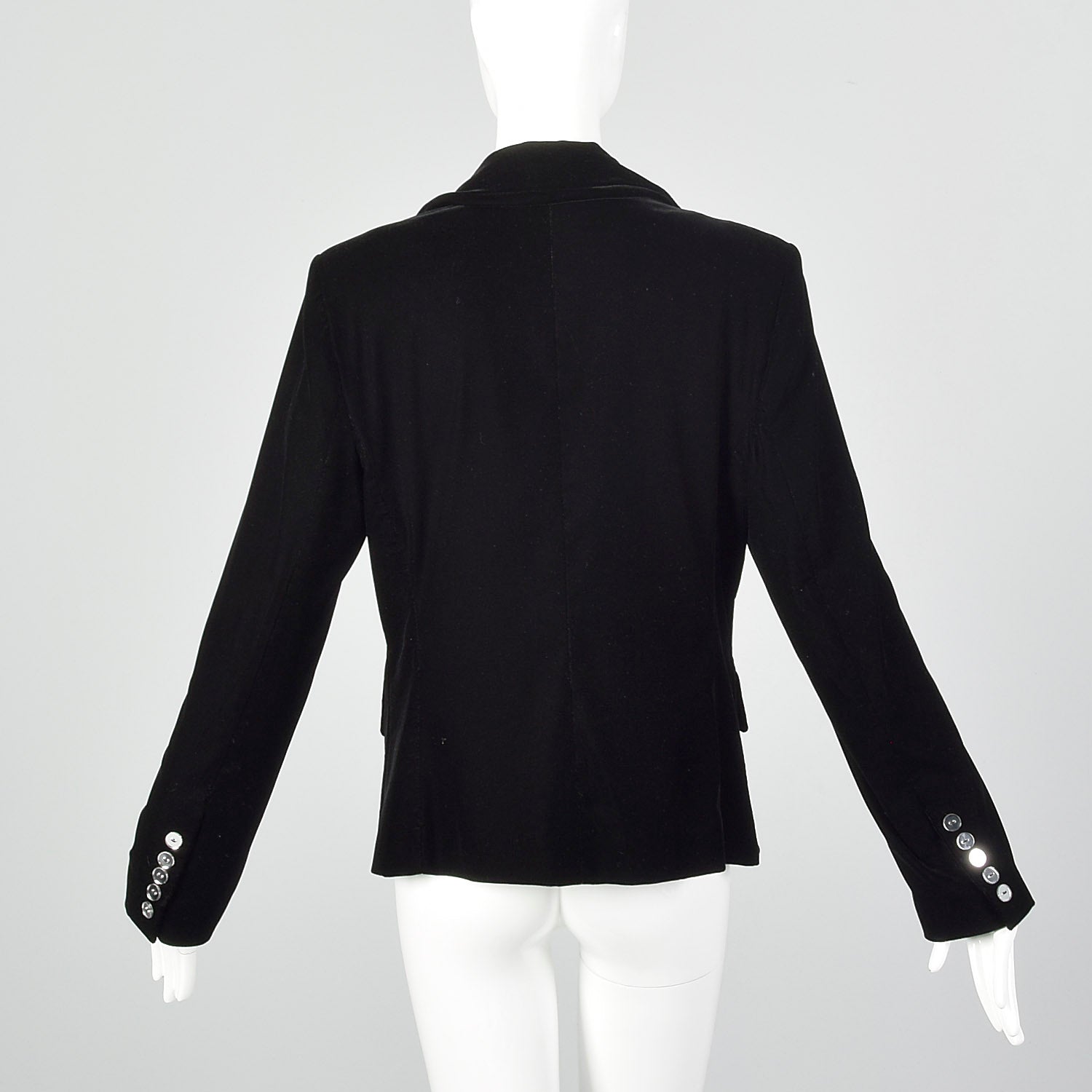 Medium Paco Rabanne 1990s Black Velvet Blazer