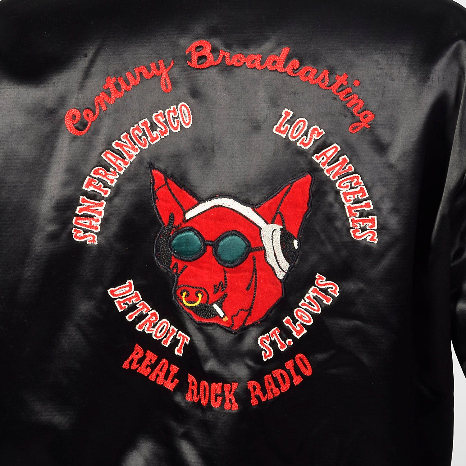 Rare KSHE Real Rock Radio Satin Jacket by The Magic Land of Ubilam