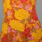 1960s Deadstock Shift Dress in a Vibrant Floral Print