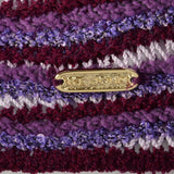 Large St John Sport Purple Knit Scarf and Sweater  Set