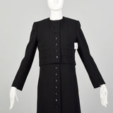 Medium 1960s Set Classic Timeless Little Black Dress Separates