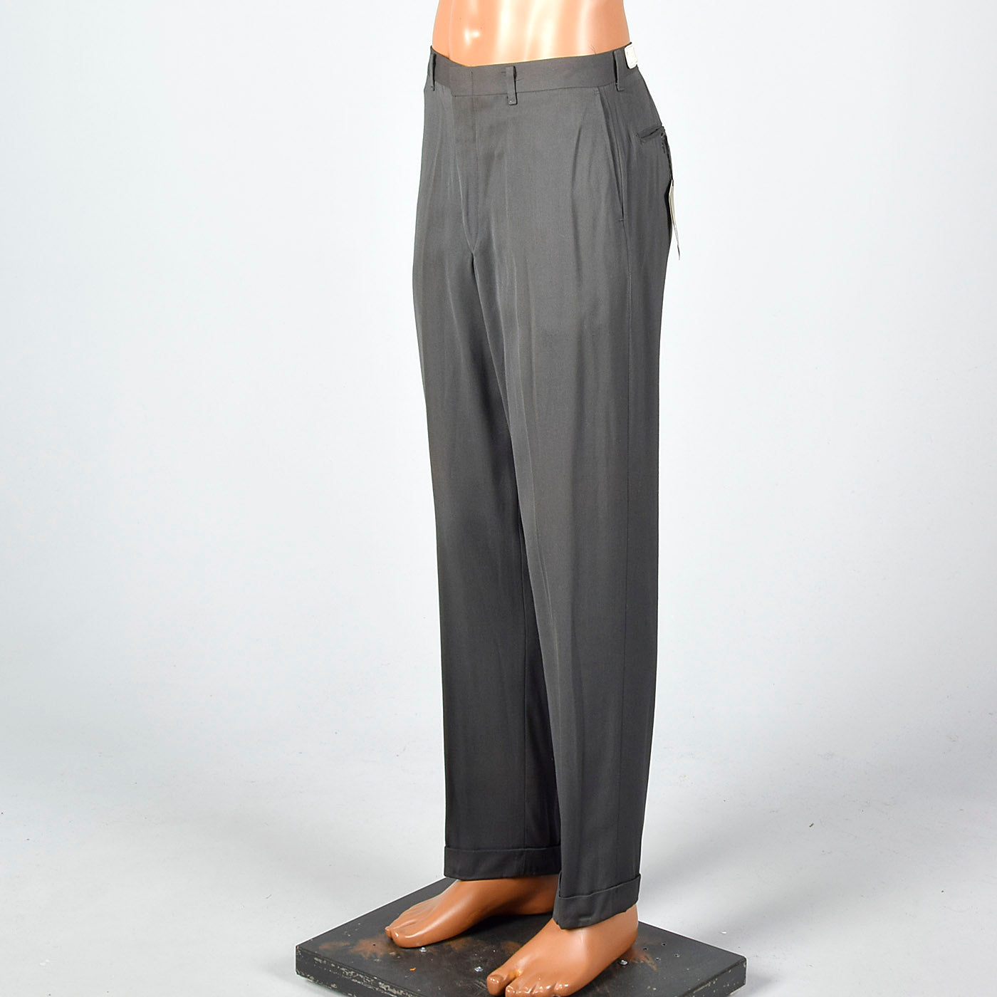 1950s Gray Gabardine Pants