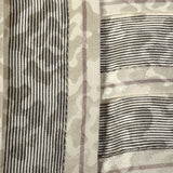 Small Galanos 1970s Striped Geometric Silk Dress