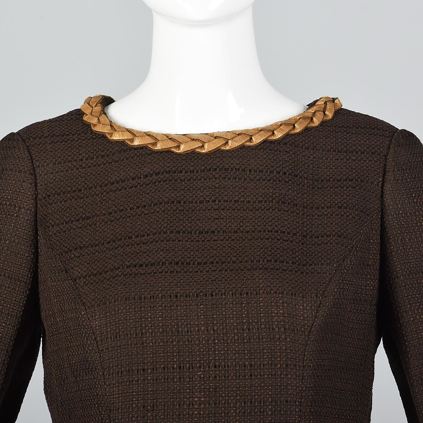 Casual 1960s Galanos Mod Bohemian Shift Dress