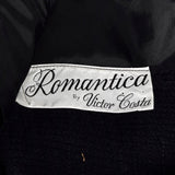 1970s Victor Costa Romantica Sequin Dress