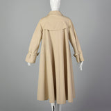 OSFM Diane Von Furstenberg 1970s Tan Trench Coat