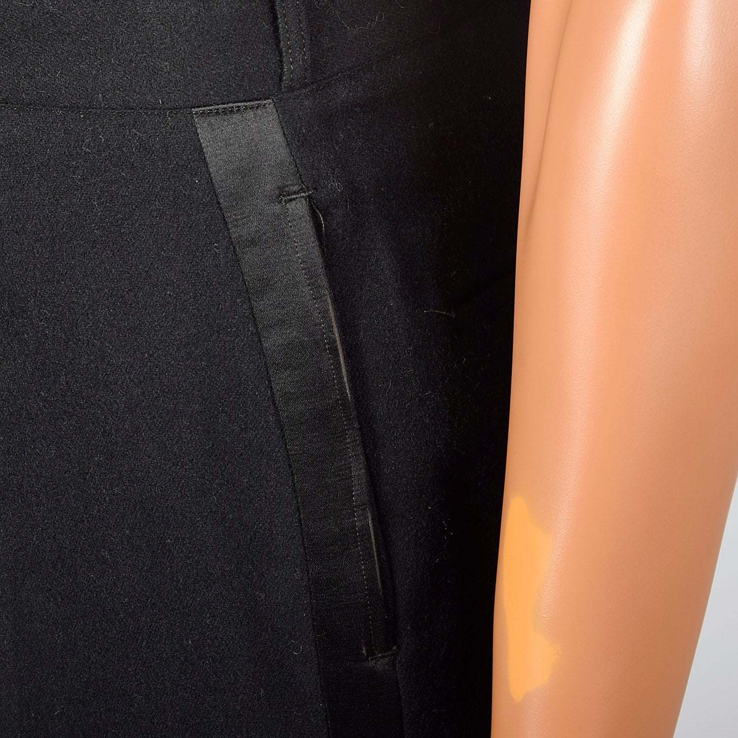 Small 1930s NRA Black Tux Pants