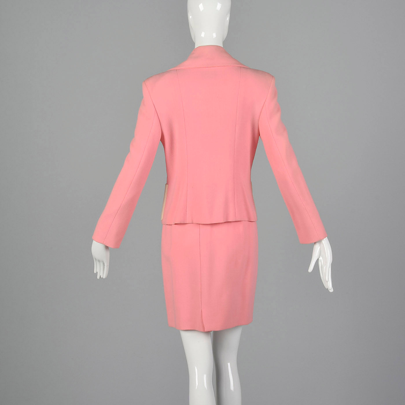 XS Christian LaCroix 1980s Pink Skirt Suit