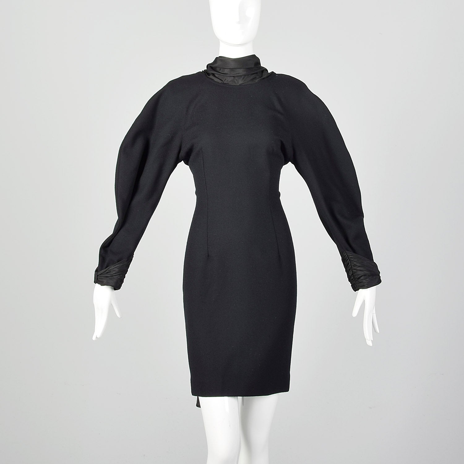 Small Borboglio Cristina Jan 1990s Black Dress