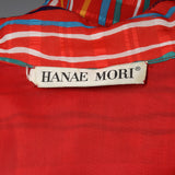 Medium Hanae Mori 1980s Colorful Shift Dress