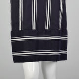 Large Suzy Perette Navy and White Striped Dress