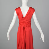 Large 1970s Grecian Maxi Dress